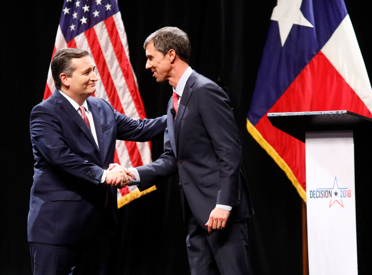 Texas Senate Candidates Ted Cruz And Beto O'Rourke Debate In Dallas
