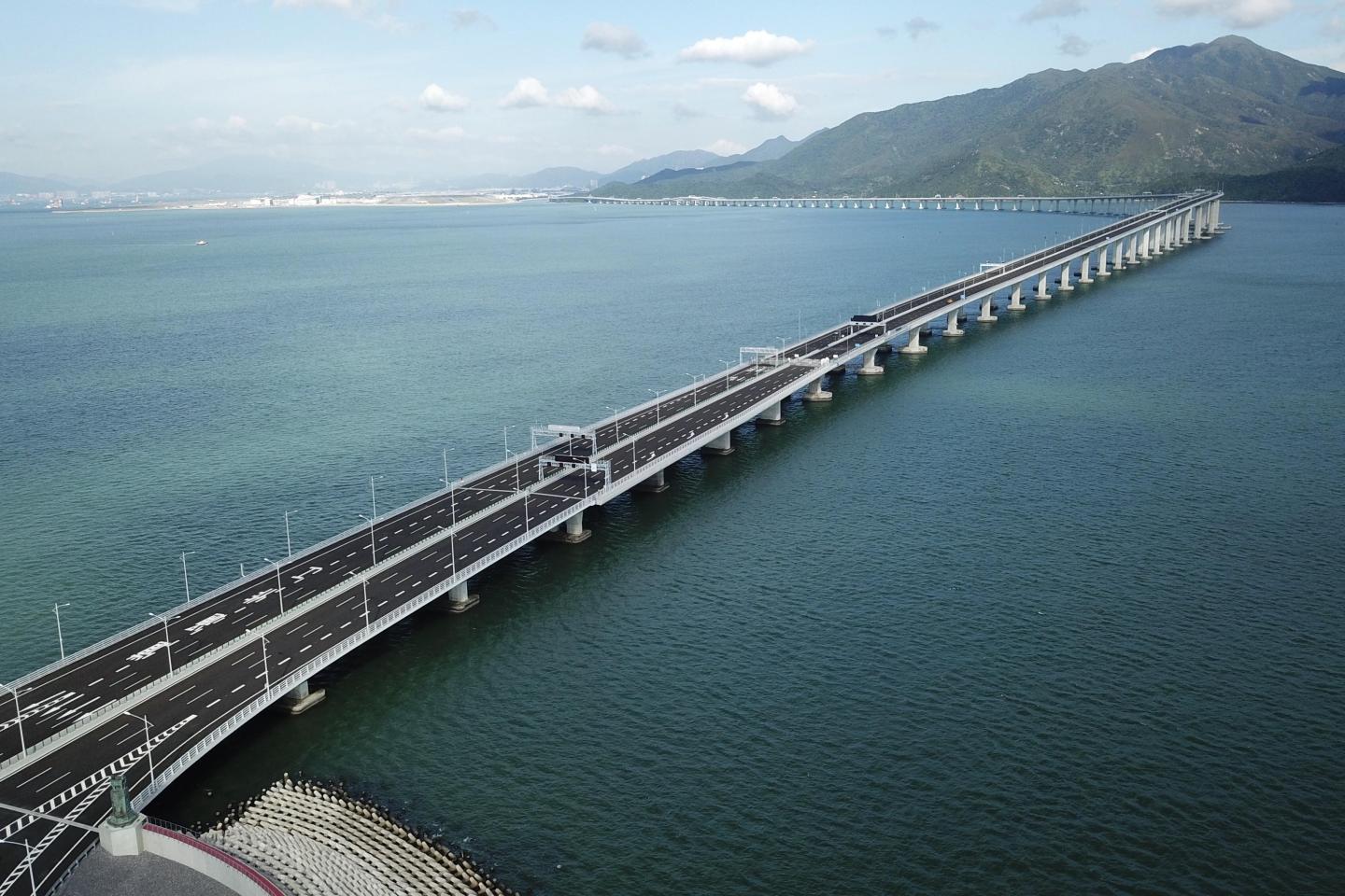 Hong Kong-Zhuhai-Macao Bridge In Hong Kong