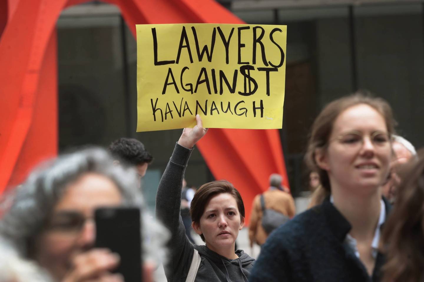 Activists Demonstrate Against Supreme Court Nominee Brett Kavanaugh In Chicago