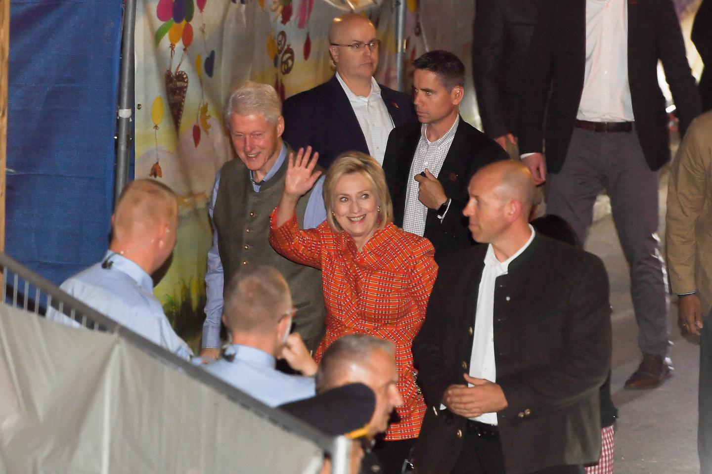 Oktoberfest 2018 - Bill and Hillary Clinton
