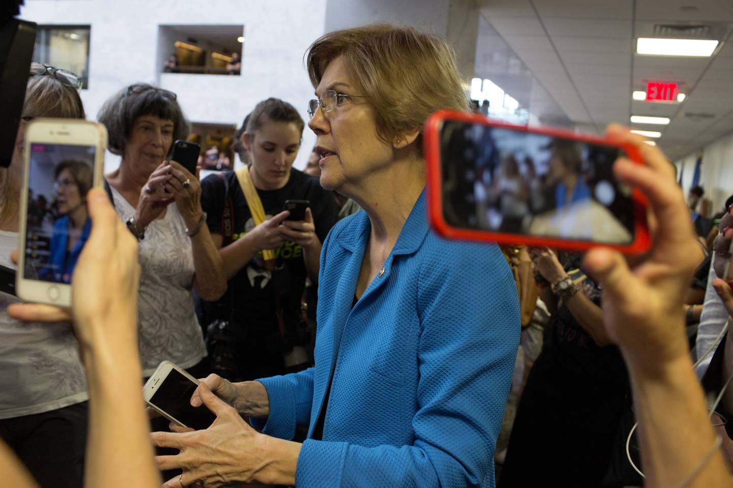 Protesting Kavanaugh's nomination to the Supreme Court