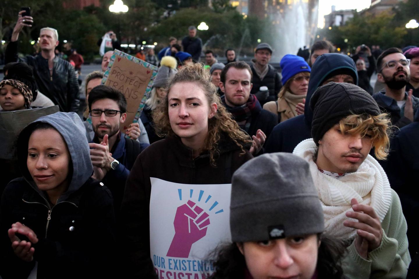 Activists Hold Rally In New York City For Trans And GNC Rights