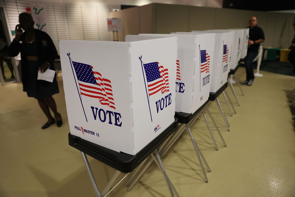 A ballot measure on Election Day 2018 could see Florida felons—with some exceptions—regain their voting rights. (Photo by Joe Raedle/Getty Images)