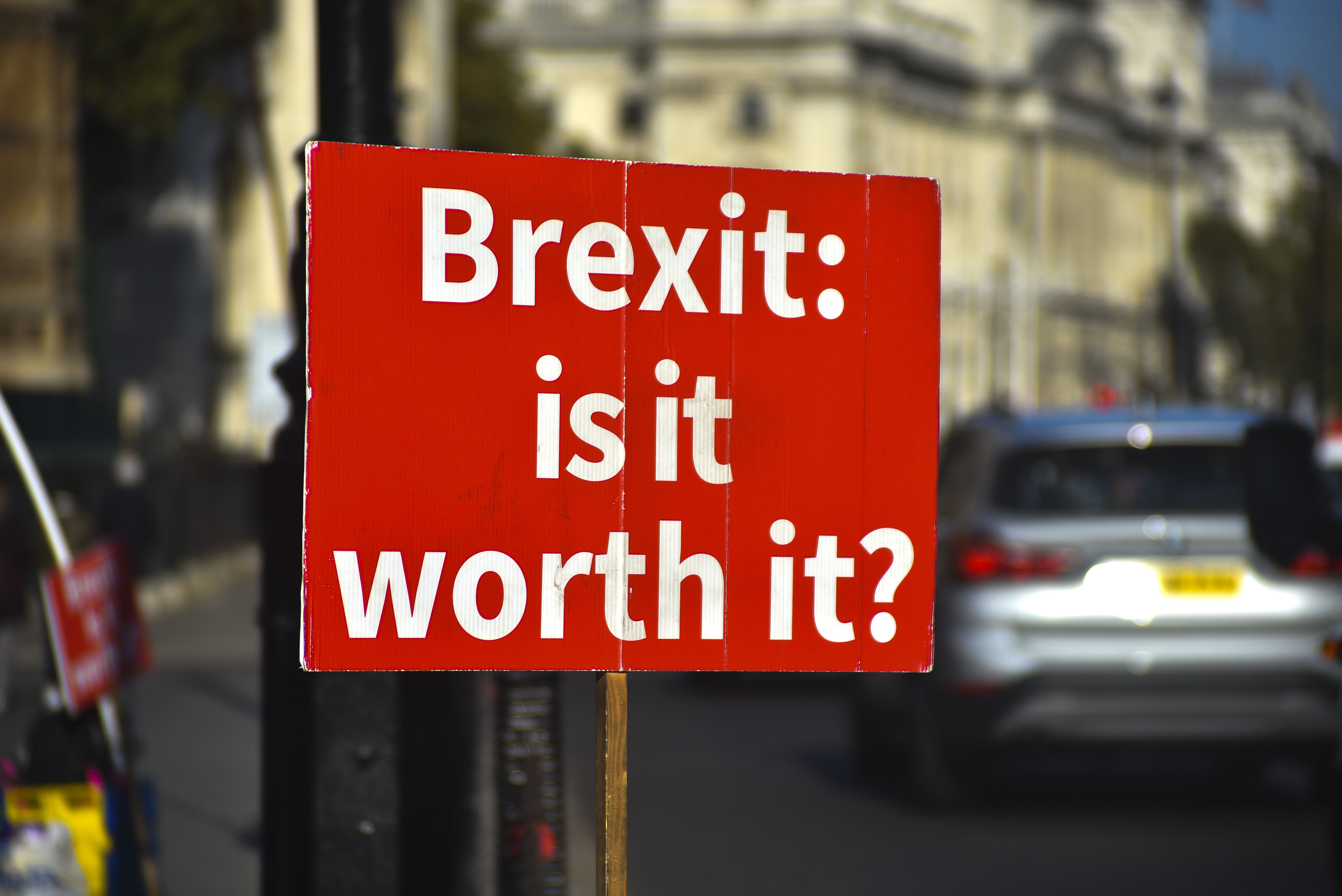Anti Brexit Protest Outside The Parliament
