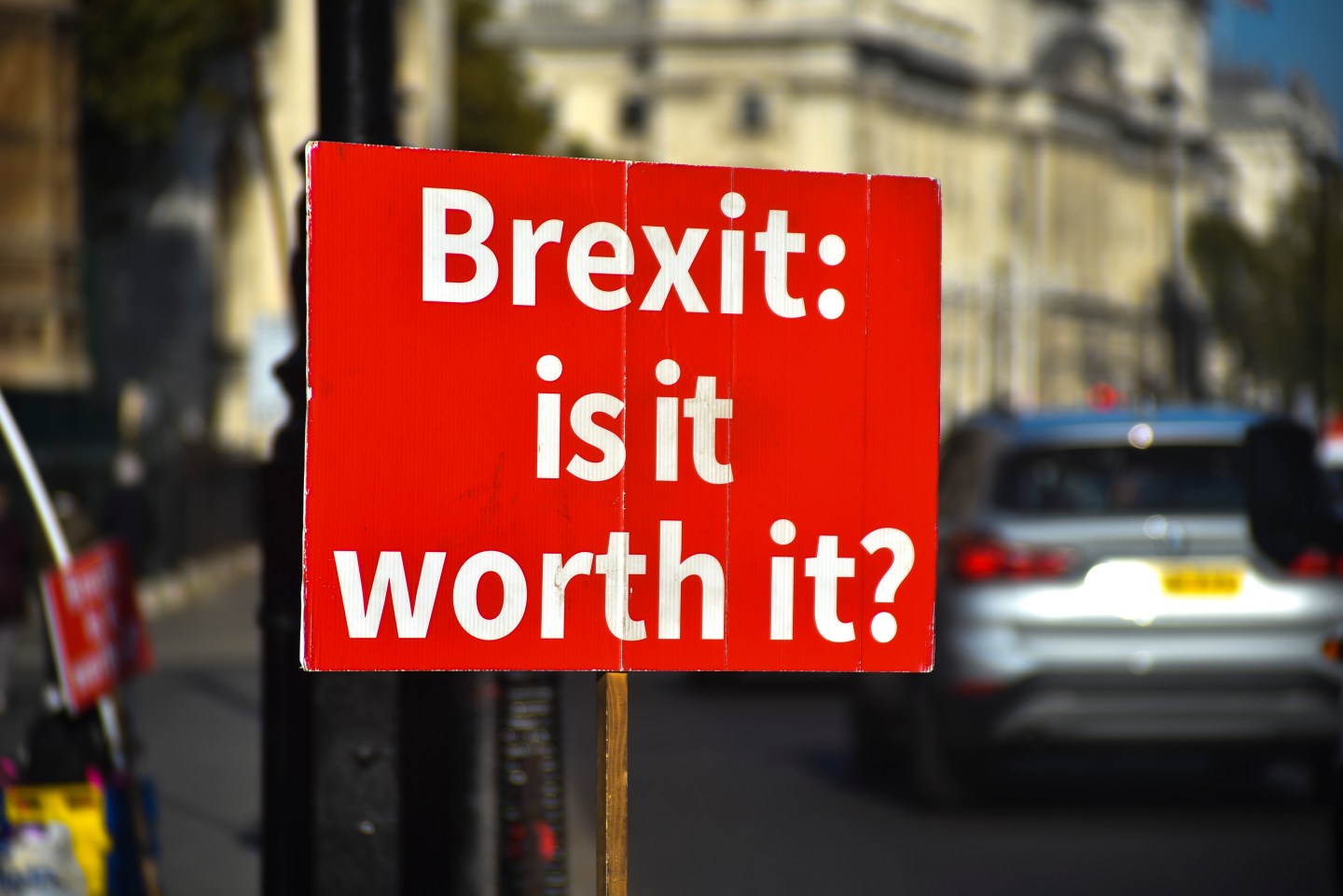 Anti Brexit Protest Outside The Parliament