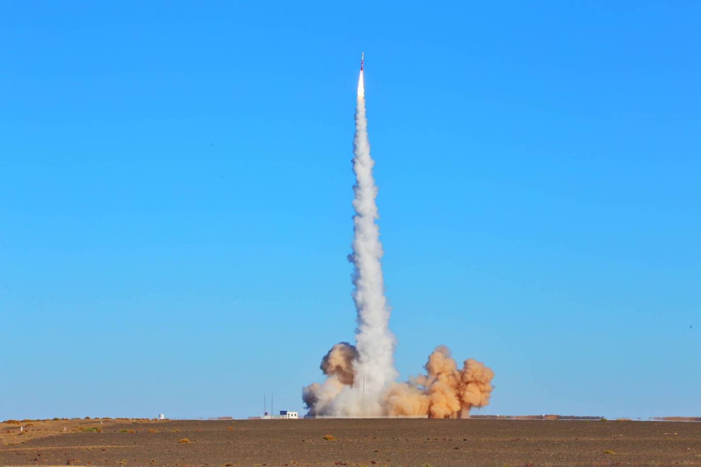 China's First Private Carrier Rocket ZQ-1 Launched In Jiuquan