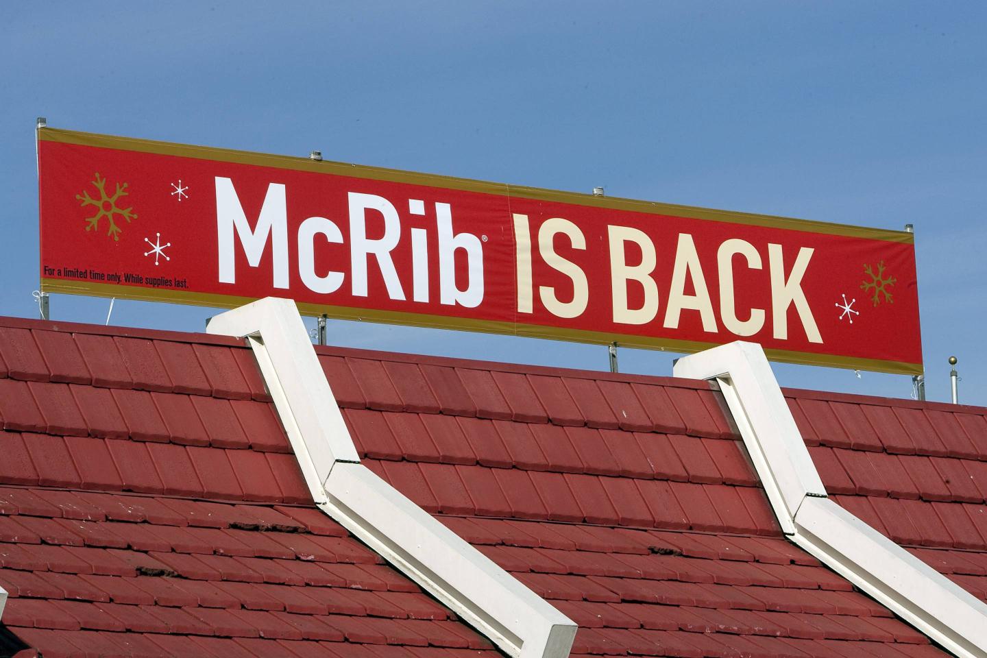 McDonald's Brings Back The McRib Sandwich