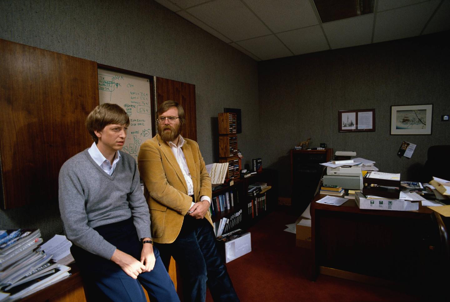 Microsoft Co-founders Bill Gates and Paul Allen