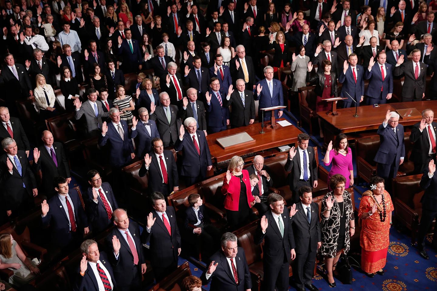 A Changing Of The Guard As The 115th U.S. Congress Convenes