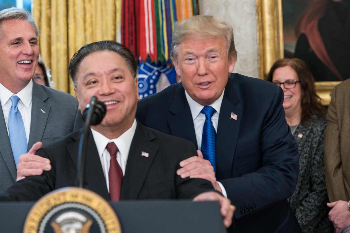 Broadcom CEO Hock Tan at the White House