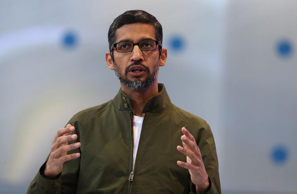 Google CEO Sundar Pichai has said he understands employees anger and frustration over recent sexual misconduct allegations. (Photo by Justin Sullivan/Getty Images)