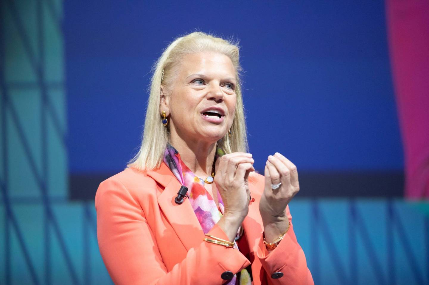 Ginni Rometty, chief executive officer of International Business Machines Corp. IBM plans to buy Red Hat for $34 billion.
