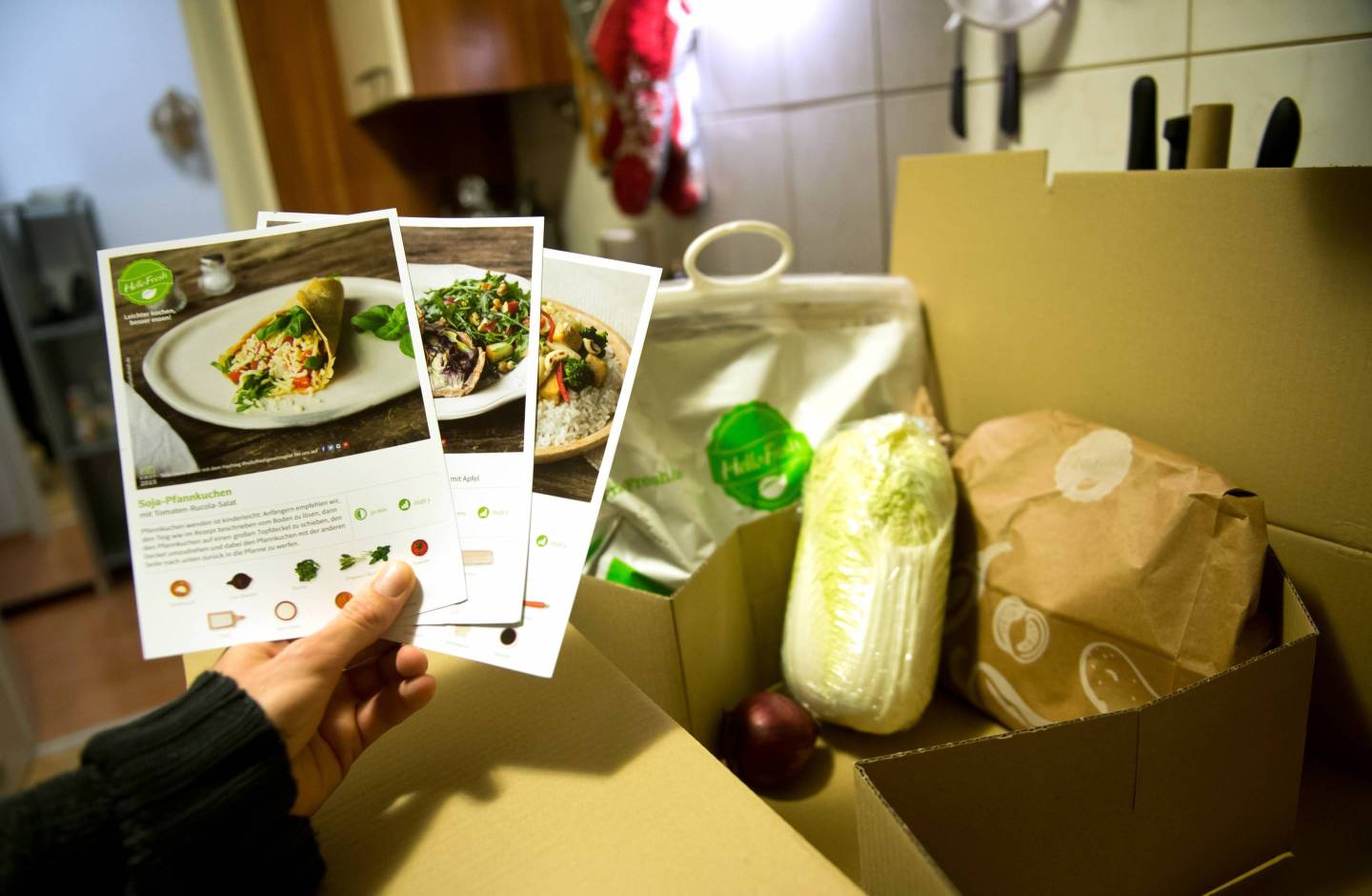 HelloFresh cooking box