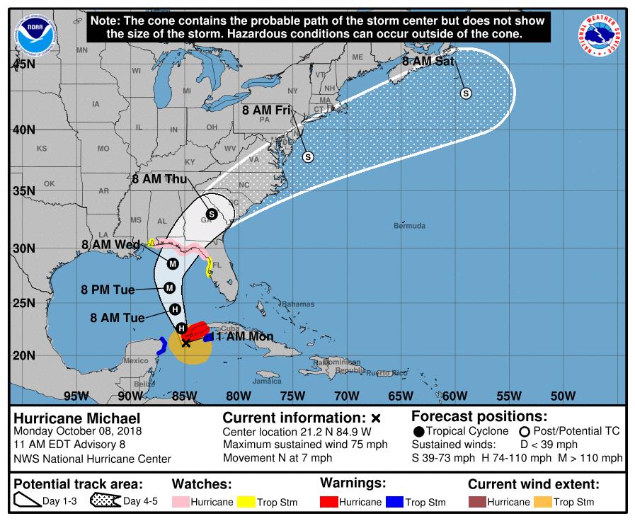 hurricane-Michael-11am-10-8-2018