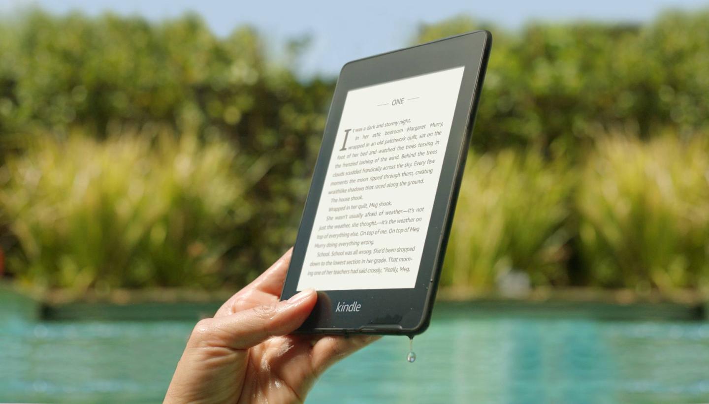 Amazon's new Kindle Paperwhite e-reader Is $129 and waterproof.