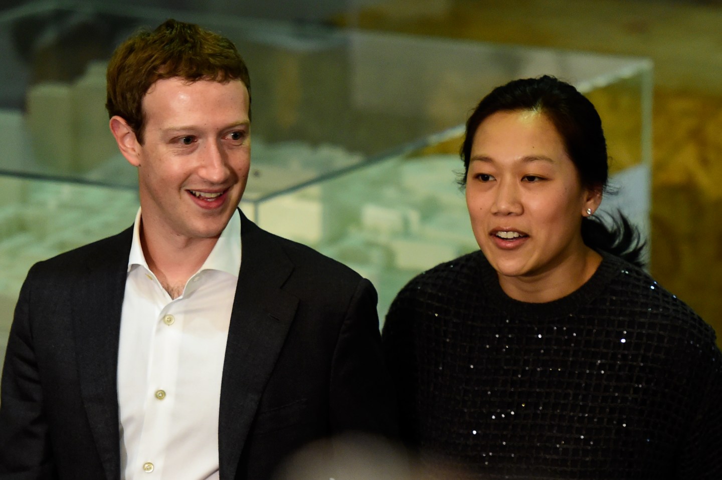 Mark Zuckerberg and Priscilla Chan