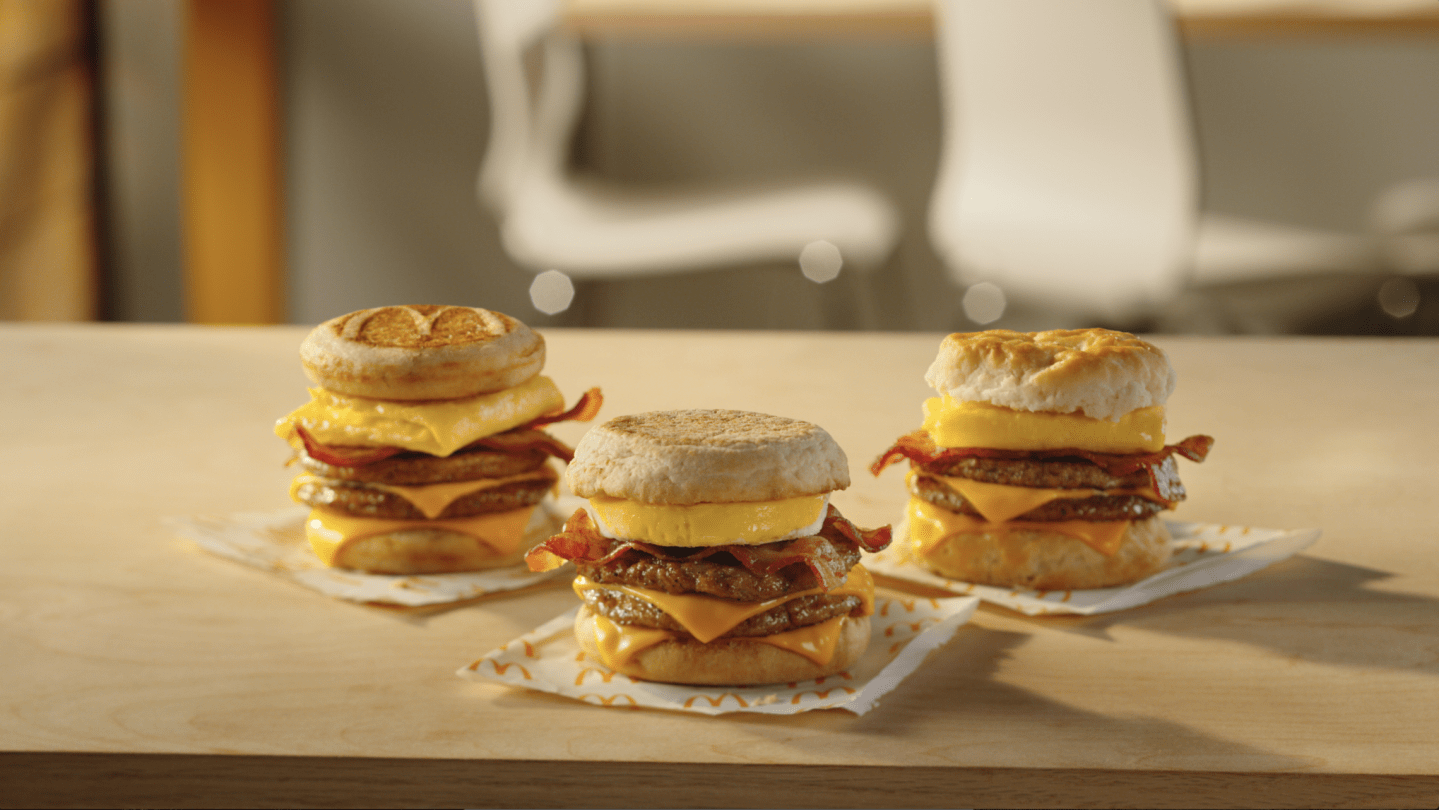 McDonald's Triple Breakfast Stack