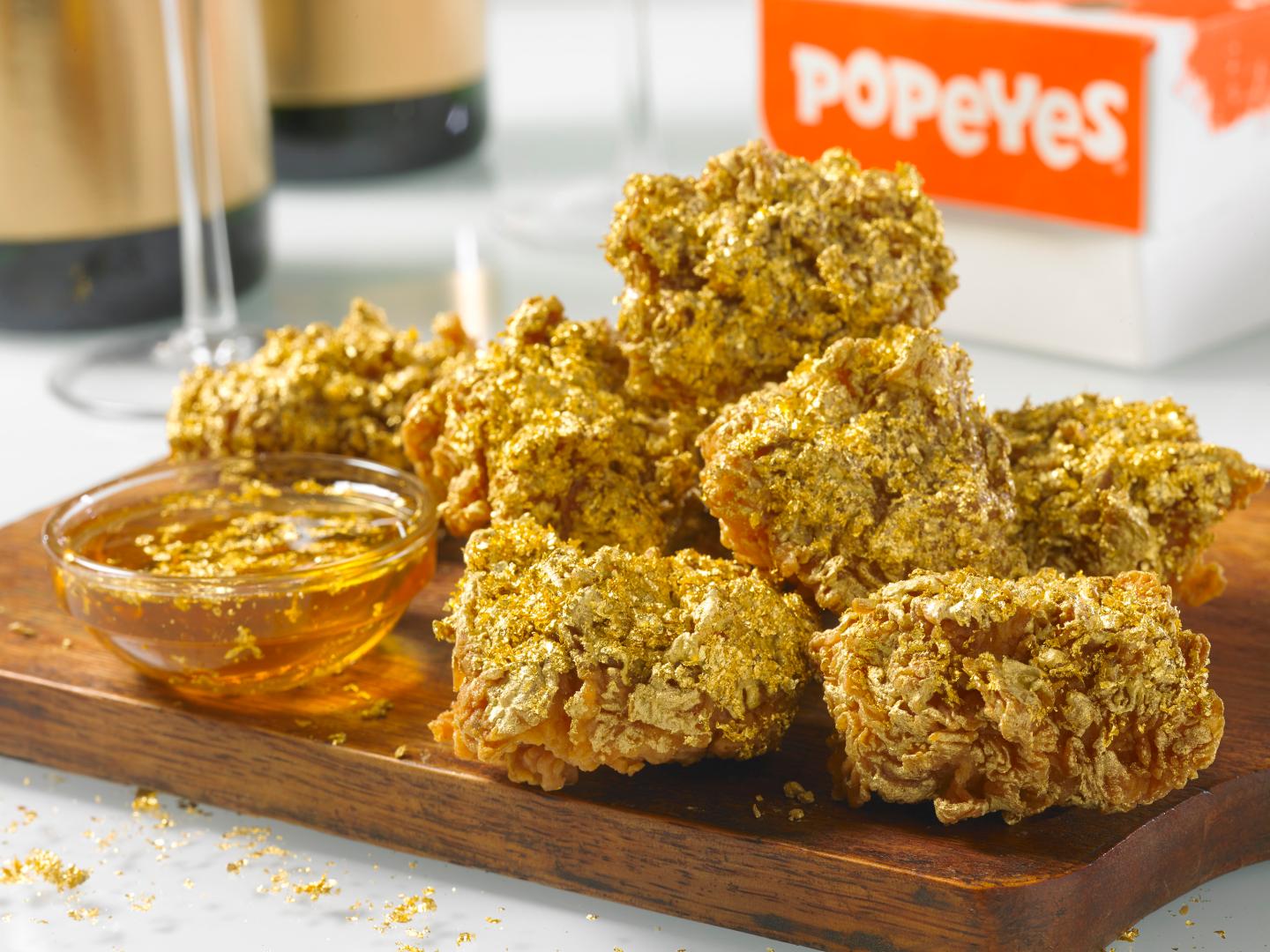 Popeyes 24-Karat Chicken Wings Prove All That’s a Fritter Is Gold—At Least for a Limited Time
