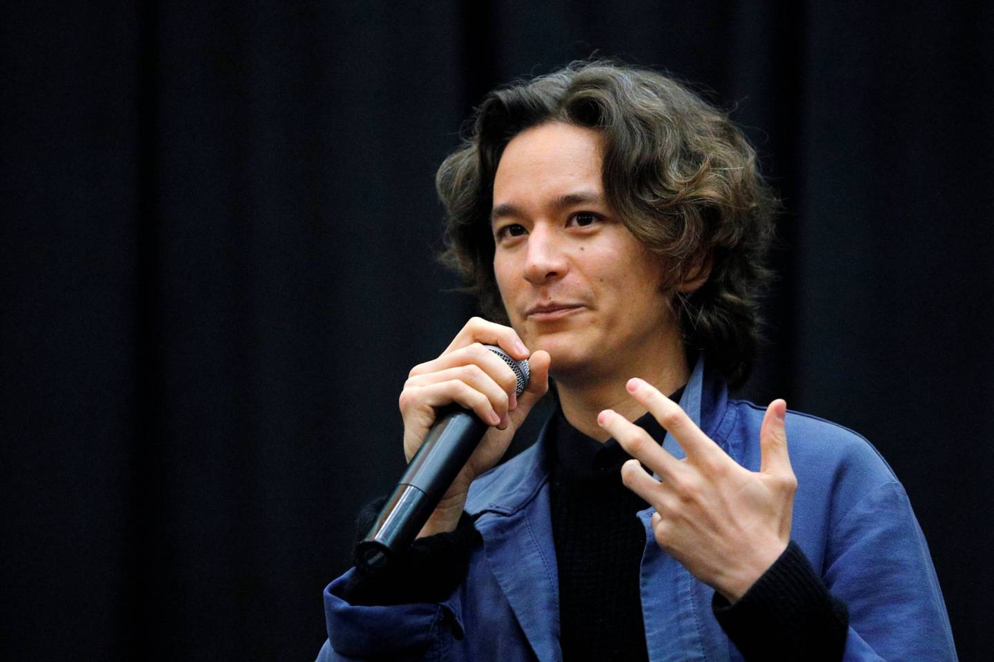 Nathaniel Ru, CEO of Sweetgreen, speaks at the South by Southwest (SXSW) Music Film Interactive Festival 2017 in Austin