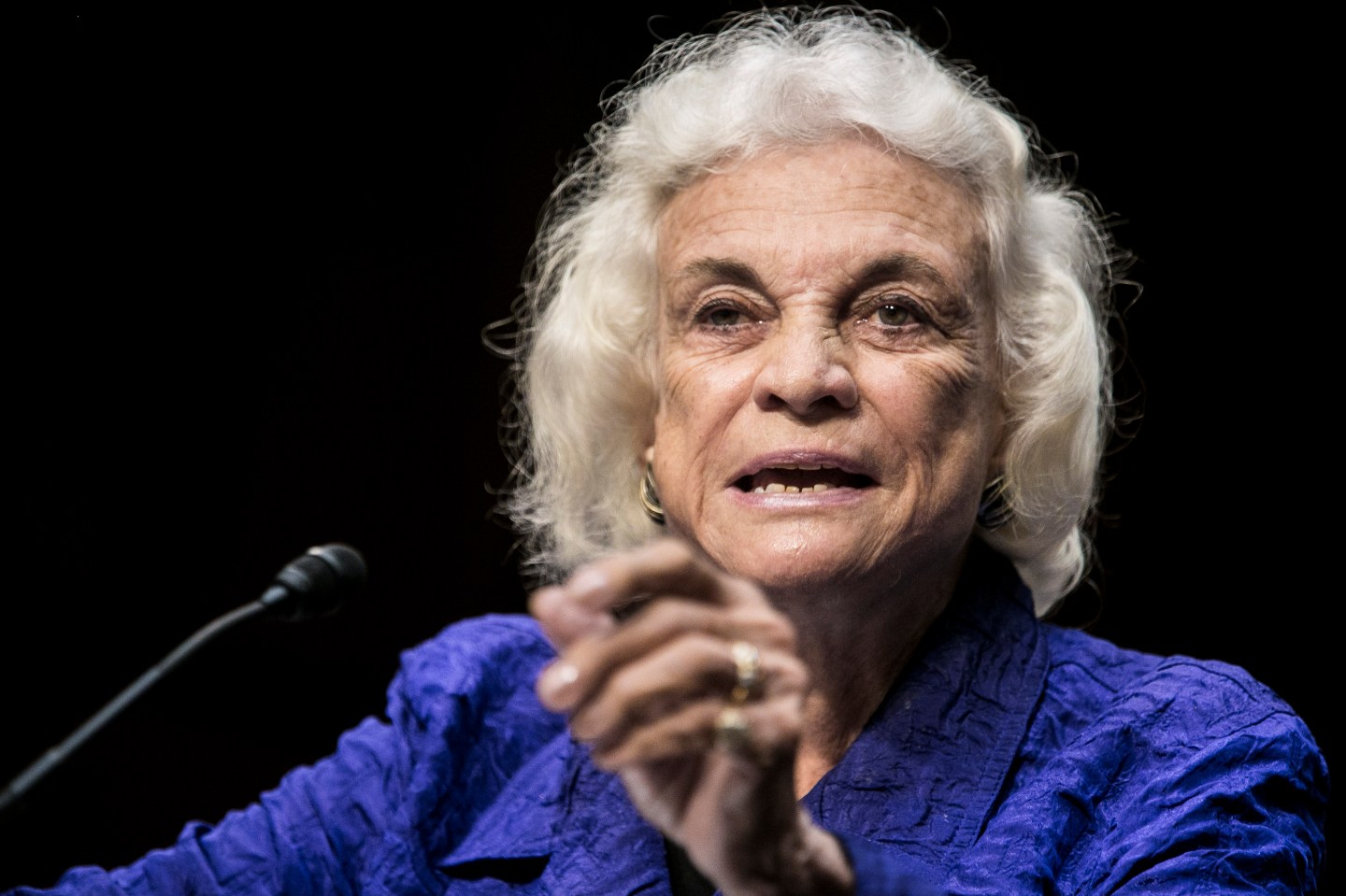 Former Supreme Court Justice Sandra Day O'Connor Testifies At Senate Hearing