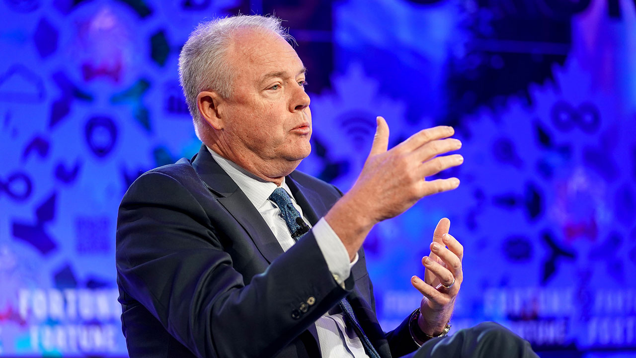 Starbucks CEO Kevin Johnson discussed the company's ambitions in China at Fortune Global Forum 2018.