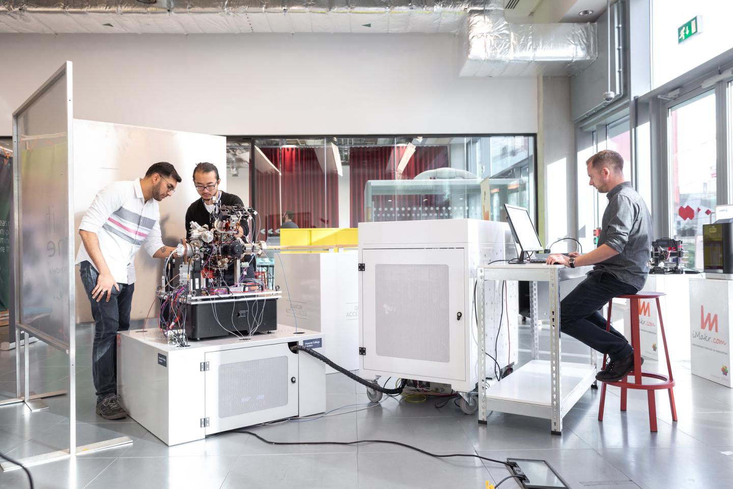 Researchers at the Imperial College in London and quantum technology specialist M Squared developed the new tool. (Photo courtesy of Imperial College)