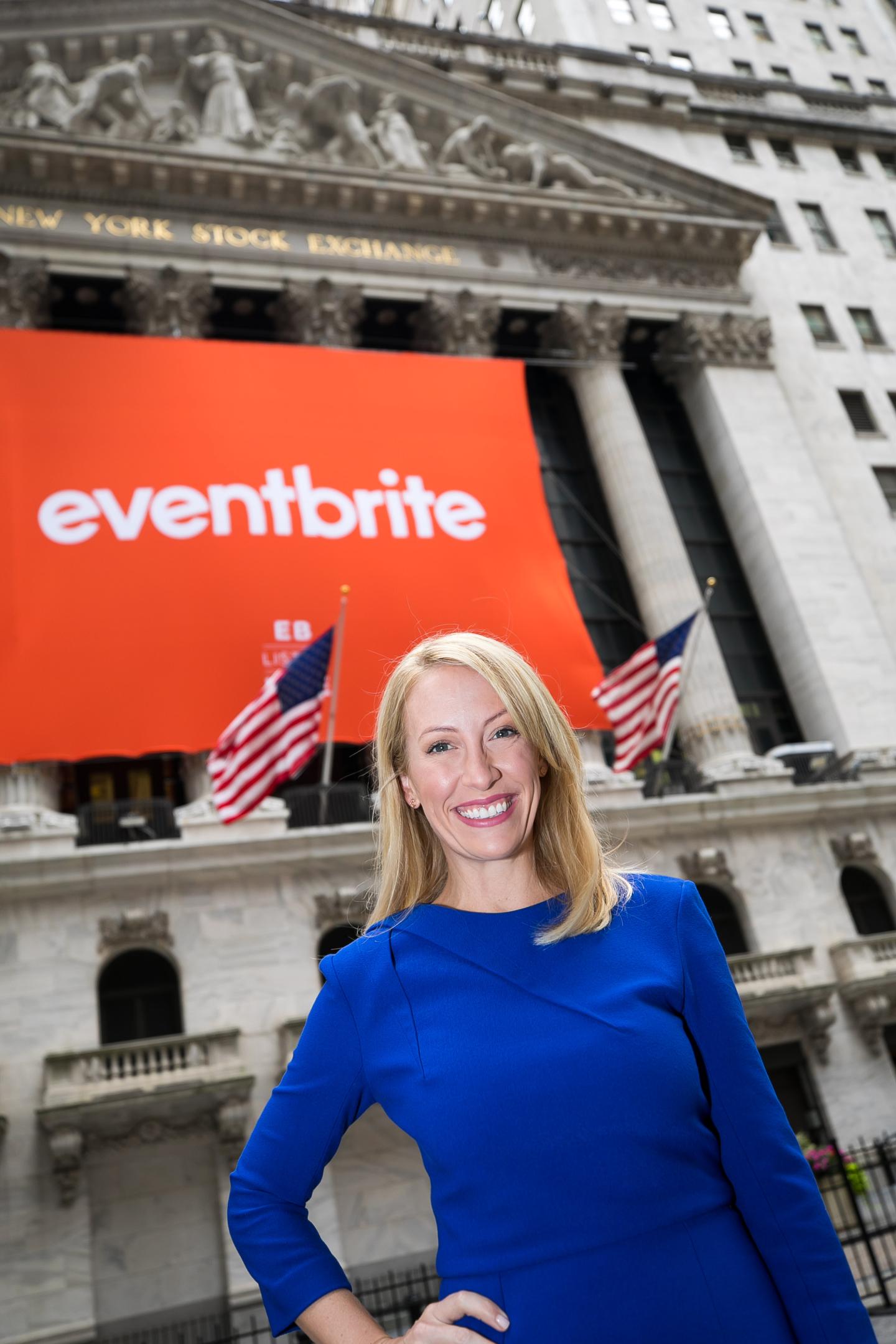 The New York Stock Exchange welcomes Eventbrite Inc. (NYSE: EB) in celebration of their Initial Public Offering. CEO Julia Hartz, joined by NYSE President Stacey Cunningham, rings the NYSE Opening Bell®.