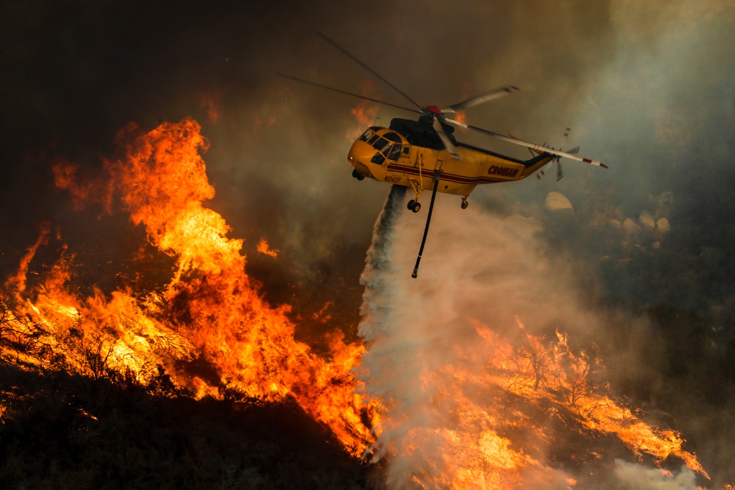 Record Heat Fuels Holy Fire In Southern California, Threatening Homes