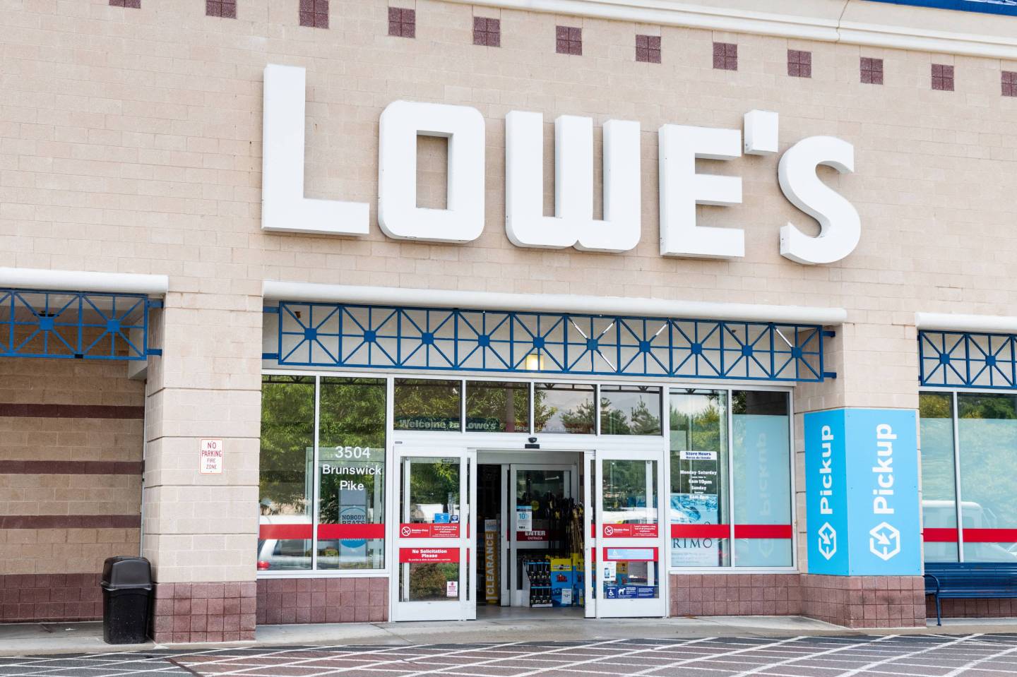Lowe's Home Improvement store in Princeton, New Jersey on