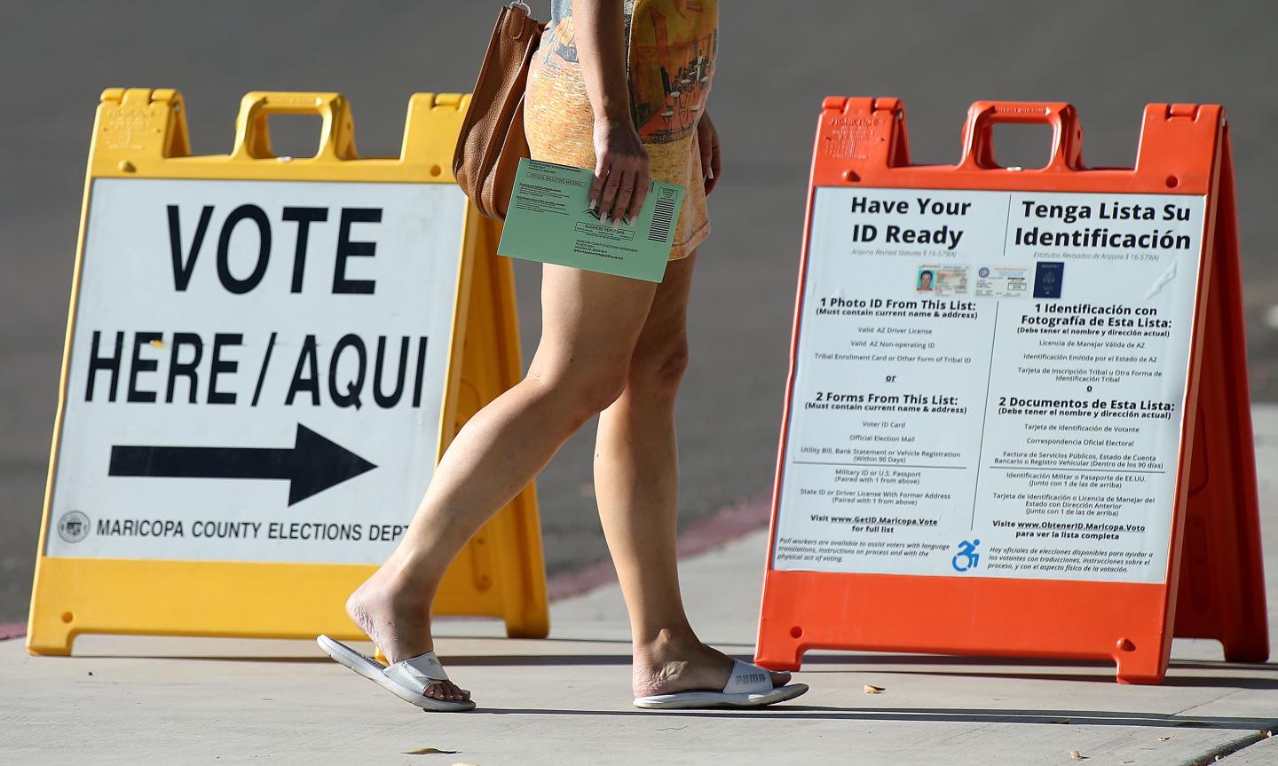 Ballots across the country were loaded with initiatives that could've hurt--or helped--the business community on Election Day 2018. (Photo by Ralph Freso/Getty Images)