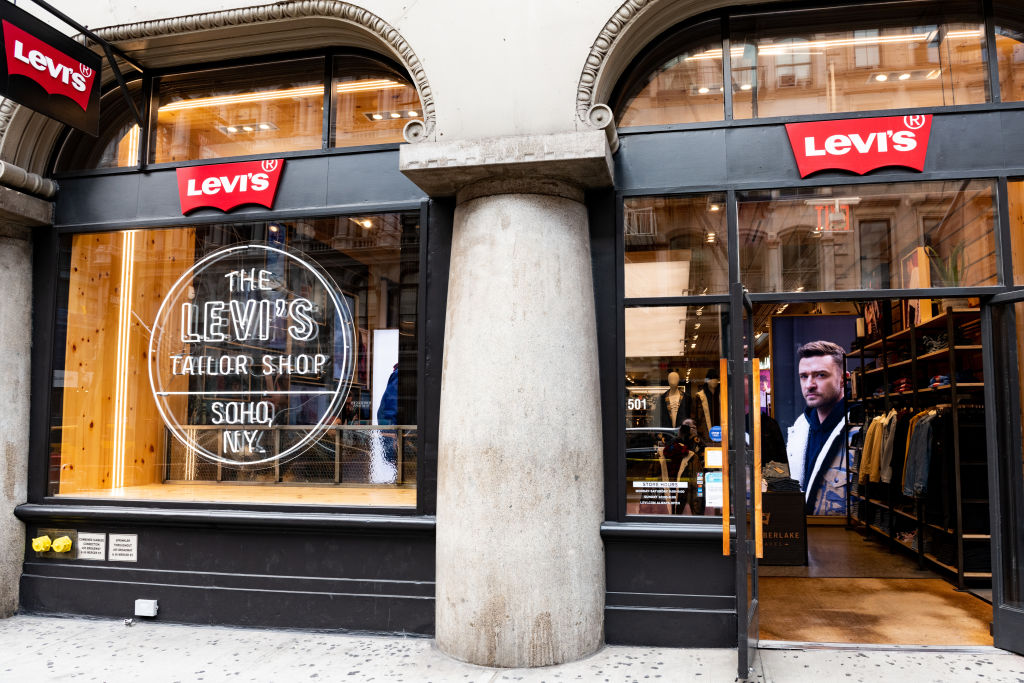 Levi's store in the SoHo neighbourhood of New York City