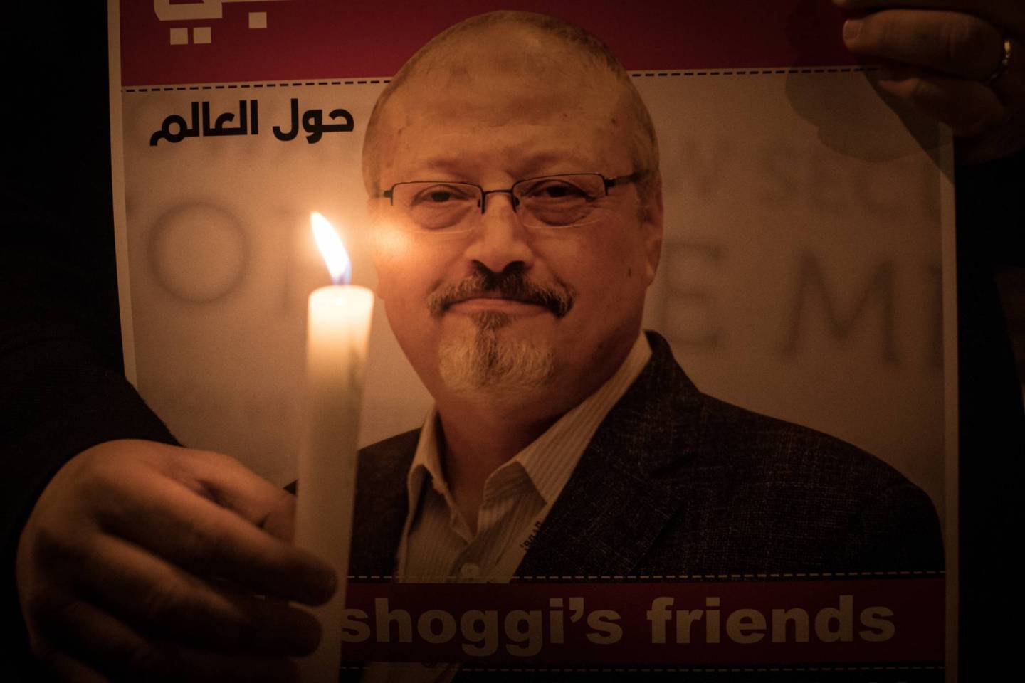 Vigil for Khashoggi at Saudi Consulate in Istanbul