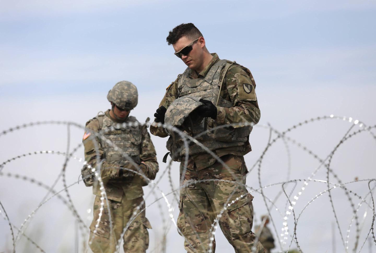 Troops at U.S. Mexico Border Spots Where Migrant Caravan May Arrive In Coming Weeks