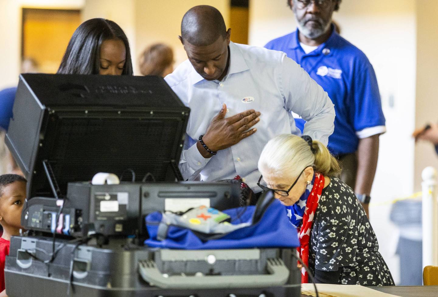 FL Gubernatorial Candidate Andrew Gillum Casts His Vote In Midterm Election