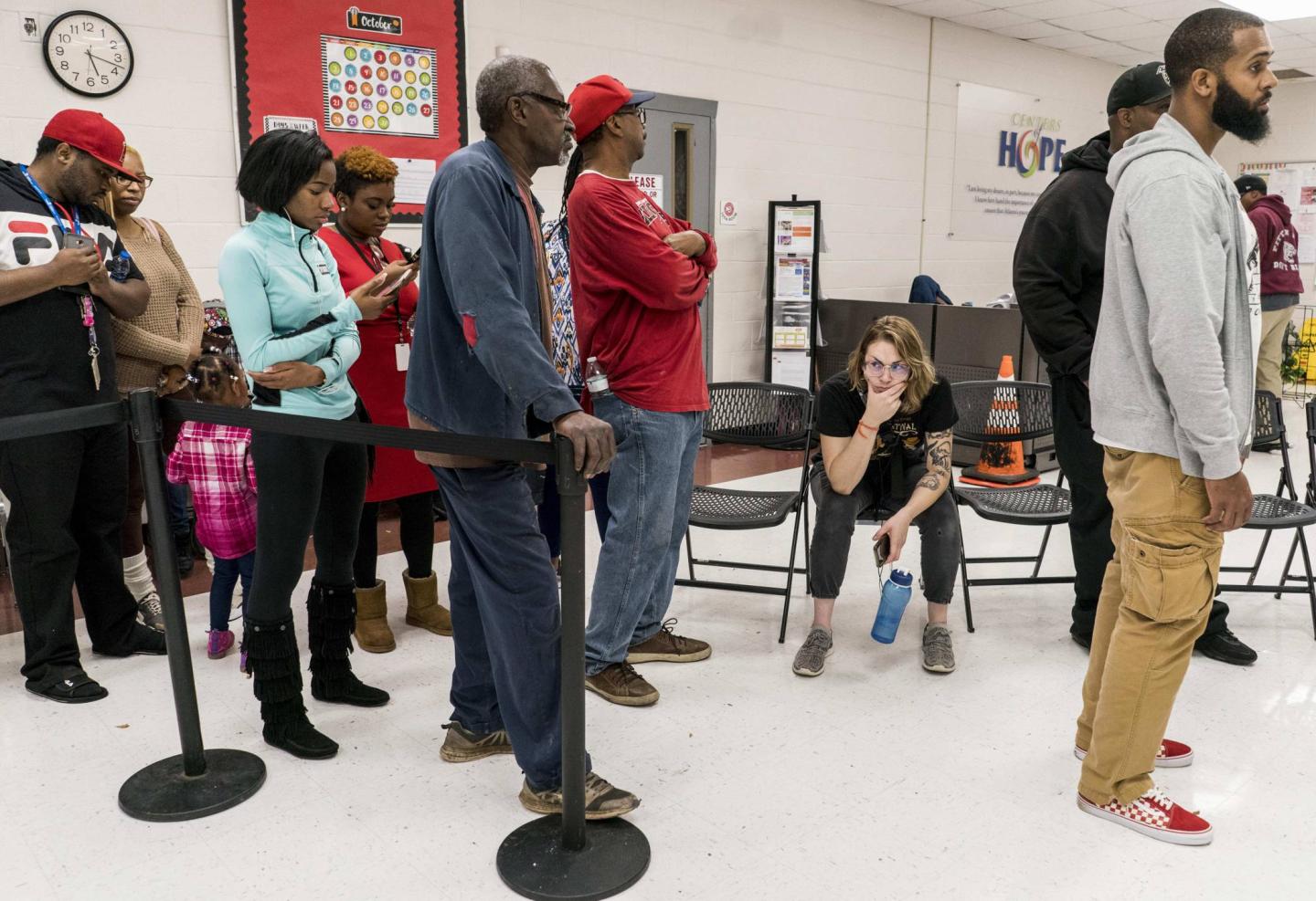 Voters in Georgia