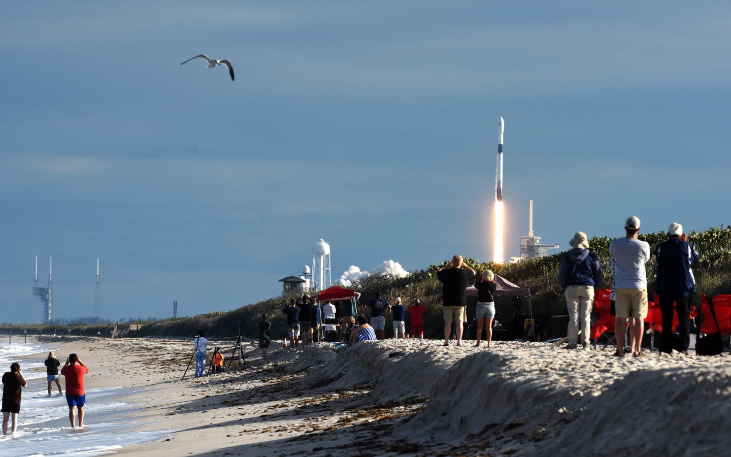 SpaceX Launches Satellite For Qatar