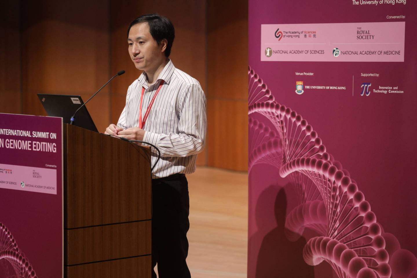 Chinese geneticist He Jiankui of the Southern University of