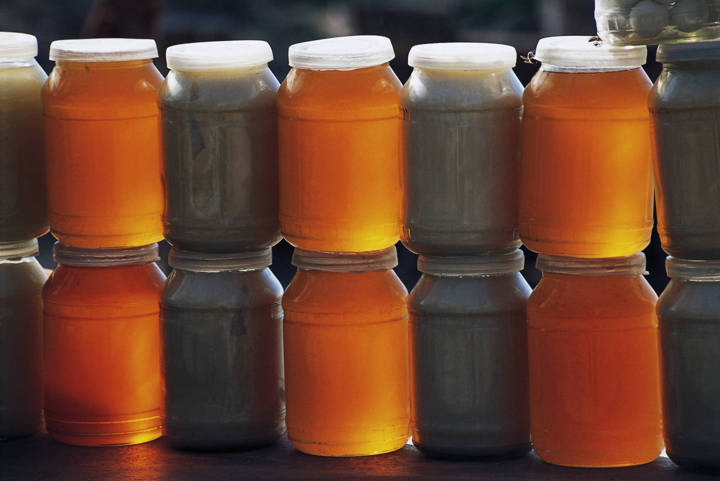 Jars of honey