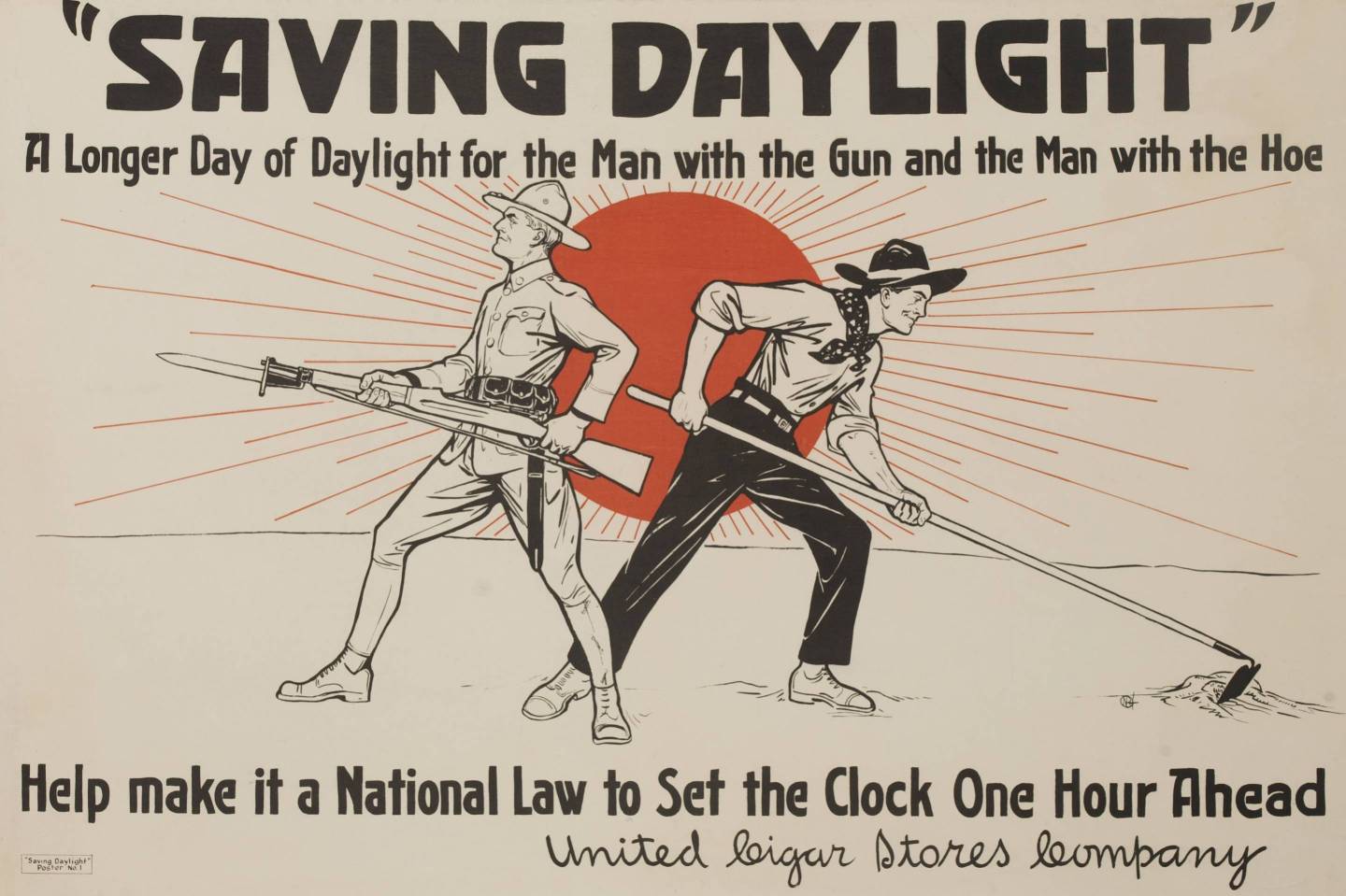 Saving Daylight, A longer day for the man with the gun and the man with the hoe.