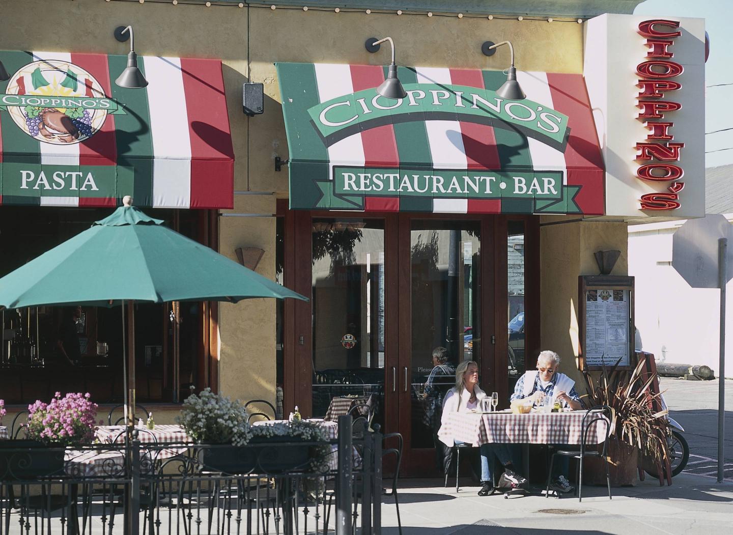 The Italian restaurant Cioppino's, San Francisco
