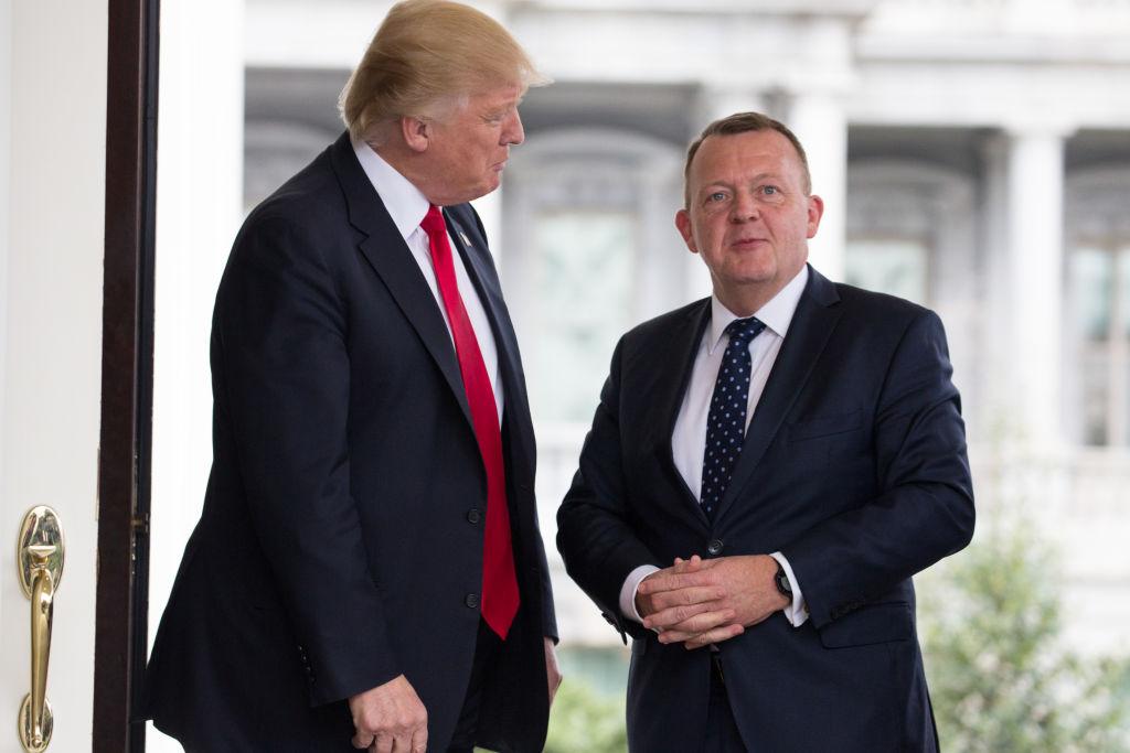 President Trump meets With Prime Minister Of Denmark Lars Lokke Rasmussen In The Oval Office