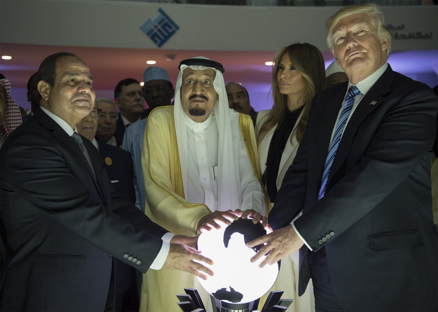 US President Trump in Saudi Arabia