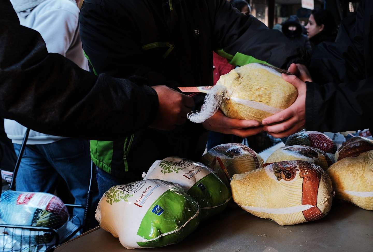 Brooklyn Food Pantry Gives Away Thanksgiving Turkeys To The Needy