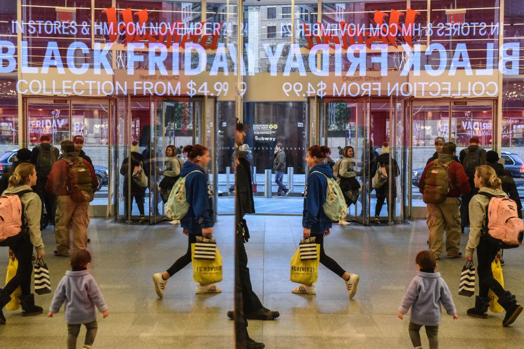 Shoppers Get Early Start To Holiday Shopping On Annual Black Friday