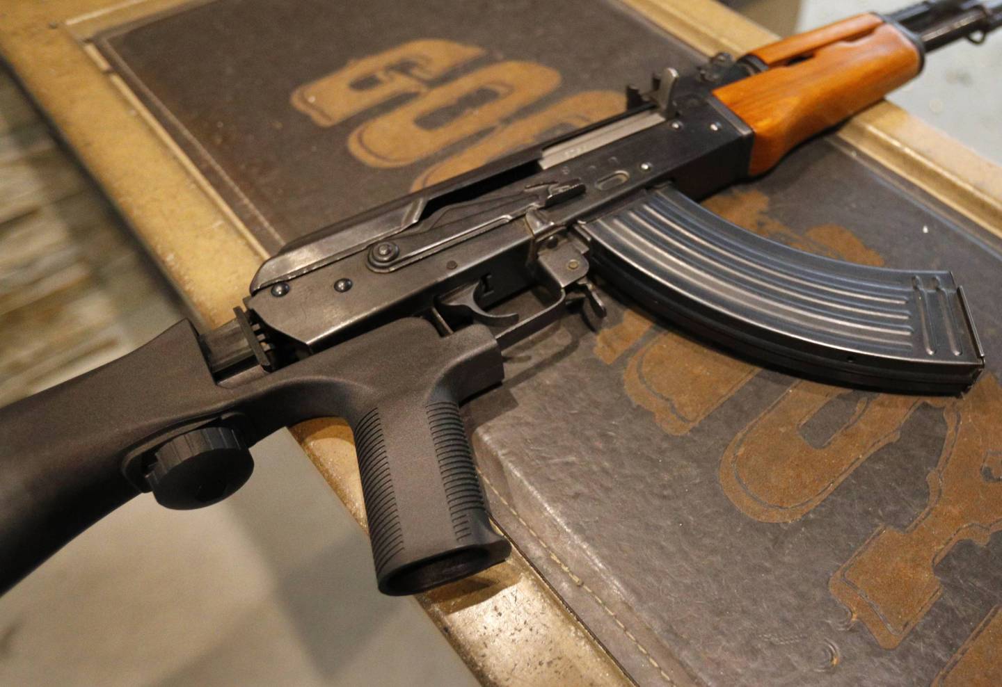 Semi-Automatic Rifles Equipped With Bump Stocks Used At Gun Range
