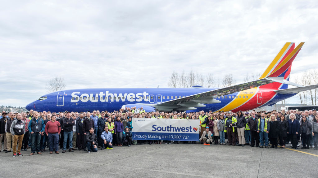 Boeing Celebrates Production Of The 10,000th 737
