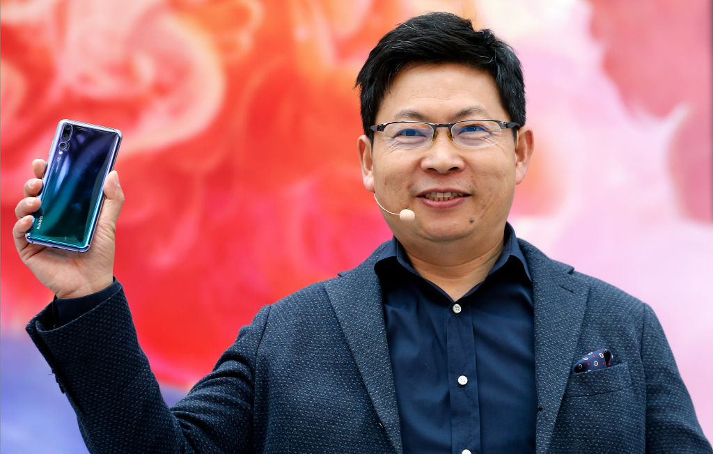 Huawei Presents Its New Smartphone Models At Le Grand Palais In Paris