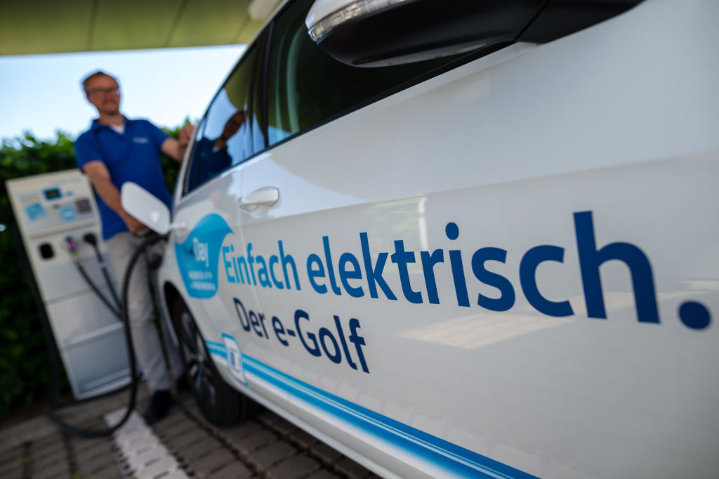 Volkswagen E-Golf Electric Car Production In Dresden