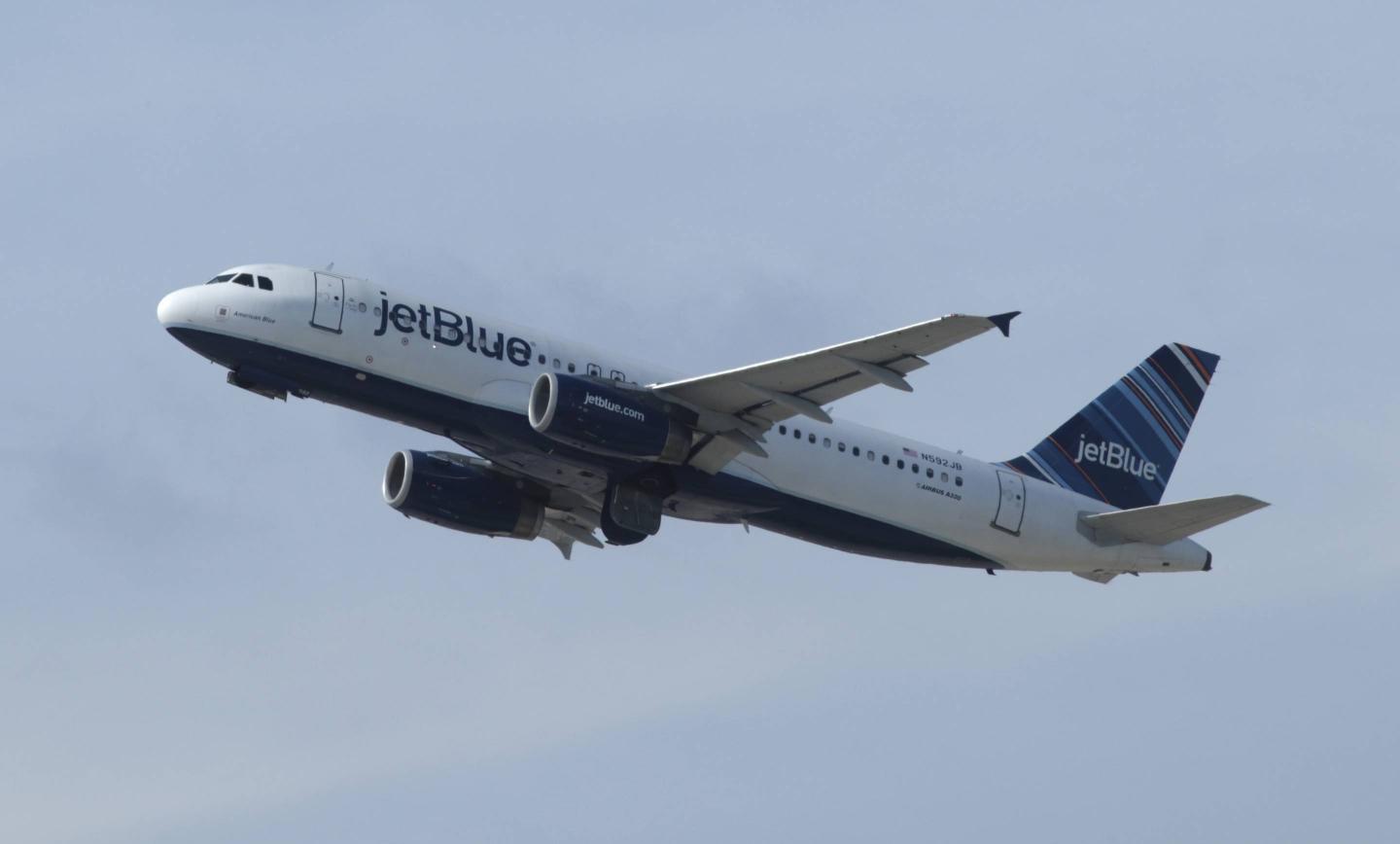 Airplanes Take Off From Newark Liberty Airport