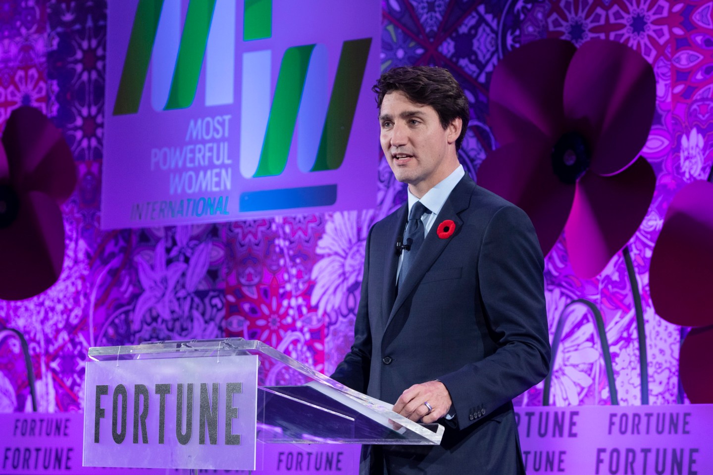 justin trudeau mpw montreal